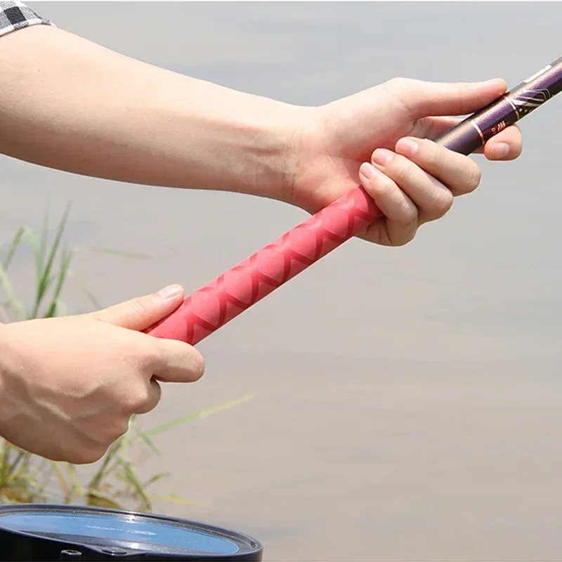 Non Slip Heat Shrink Tube Fishing Rod Wrap 15 18 20 22 25 28 30 35 40 45 50mm Handle Insulated Protect Waterproof Cover