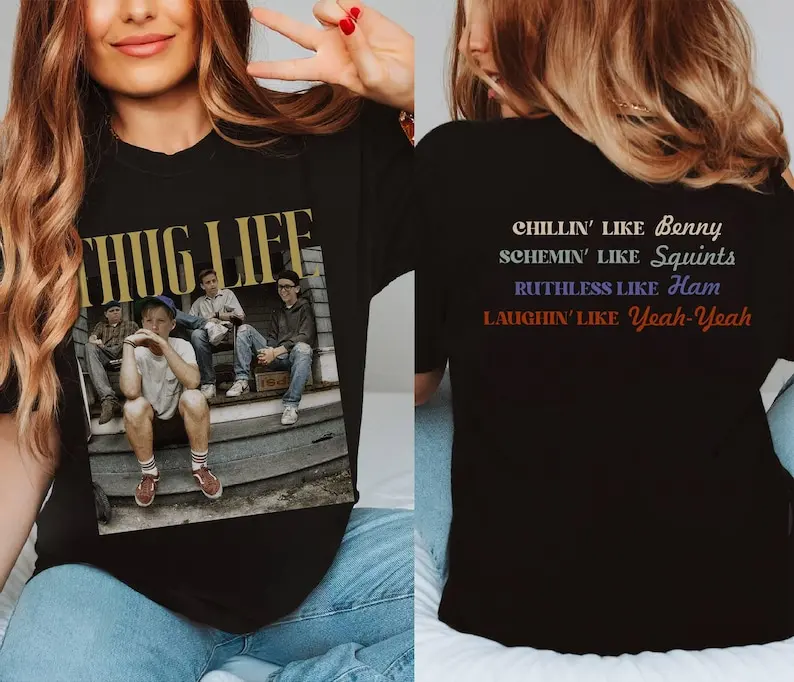 Thug Life Sandlot Baseball Legends Shirt, T-Shirt, Baseball Squad Crew Shirts