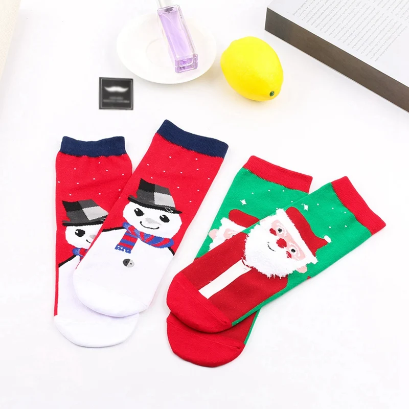 Cotton Winter Baby Girls Boys Kids Sock Children Snowflake Elk Santa Claus Christmas Bear Gift Stuff Children Accessories 29cm