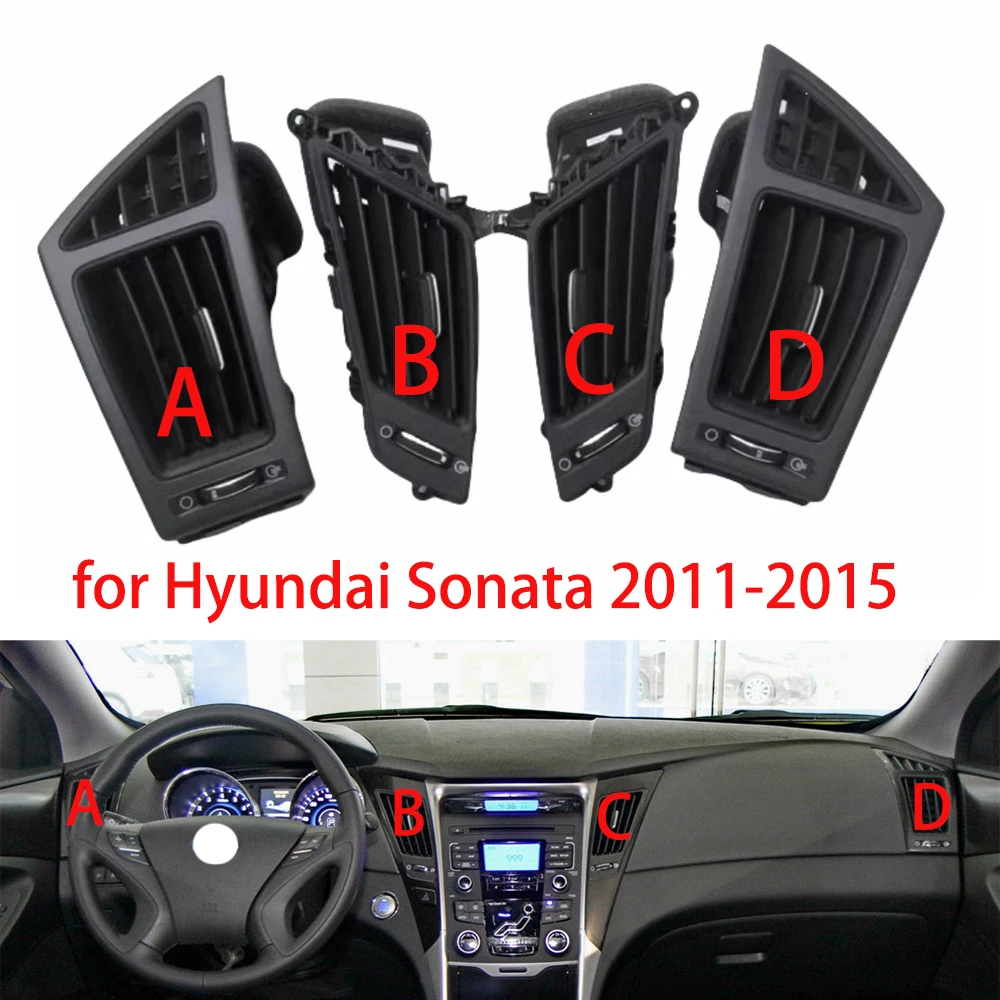 

2/4Pcs For Hyundai Sonata 2011-2015 air conditioning vents 974103S000 974203S000 974803S000 974903S000