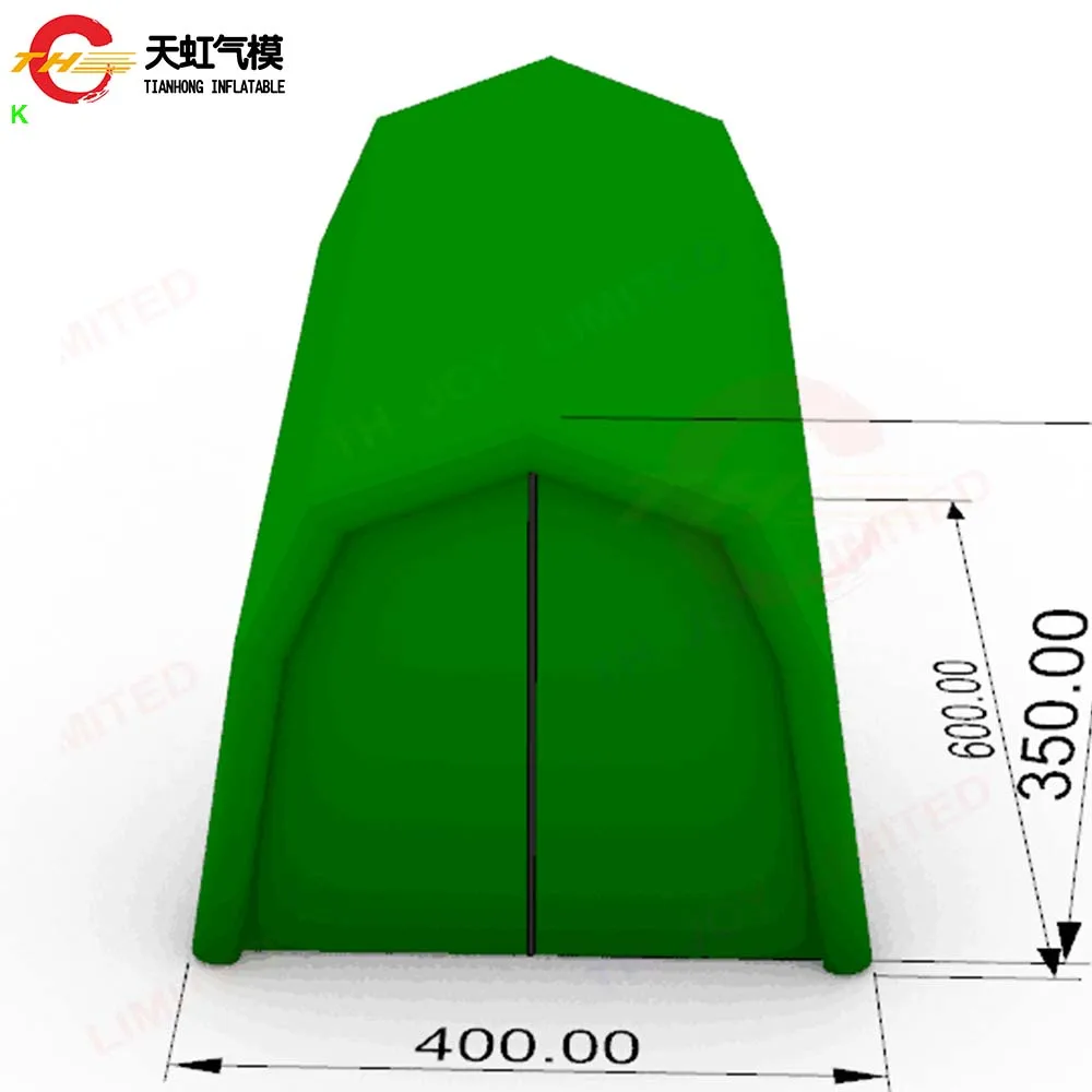 SEA Ship to Door Custom Made Air Tight Inflatable Tent Outdoor Sealed Blow Up Tent Come with Air Pump