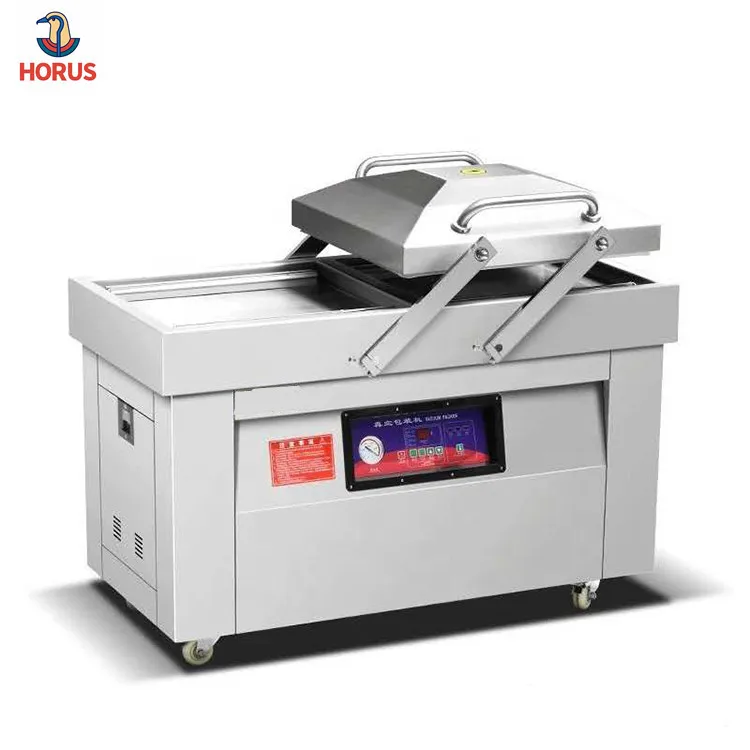 Horus DZ-600/2SD Double Chamber Vaccum Sealing Machine Automatic Vacuum Skin Packing Machine Easy To Operate