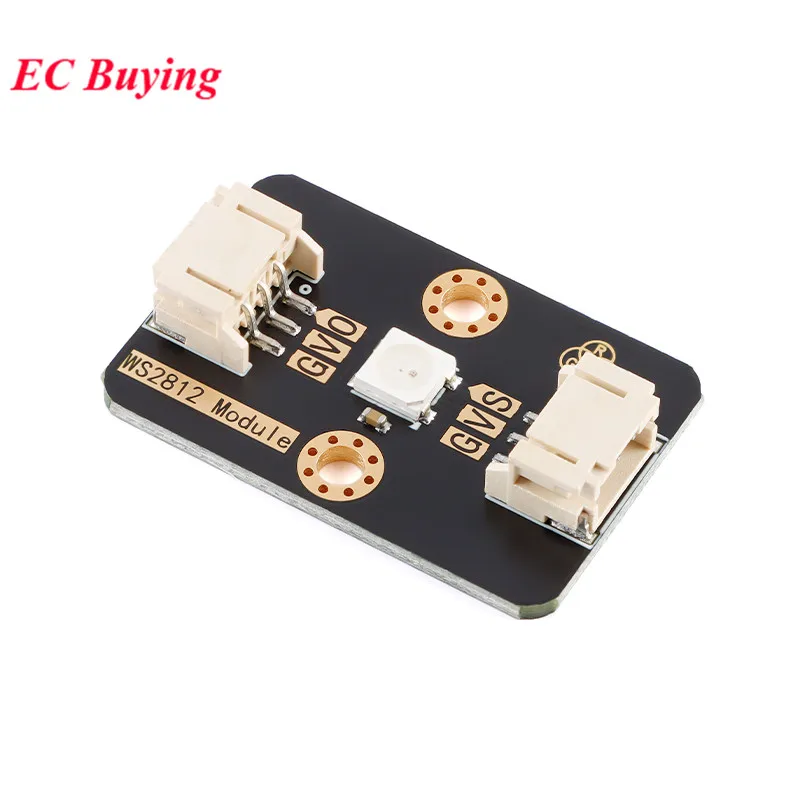 WS2812 RGB LED Module WS2812B 5050 RGB Color Light Full-color LED Breakout Module PH2.0-3 Pin Interface Smart Electronic DIY