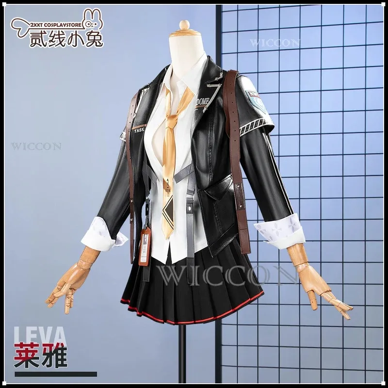 DY20Game GIRLS' FRONTLINE 2: زي إكزيليوم GFL UMP45 LEVA معطف تنكري للفتيات ملابس حريمي أزياء حفلات الهالوين تنانير مثيرة
