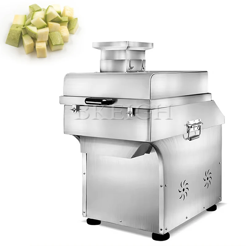 New Stainless Steel Vegetable Chopper Commercial Potato And Carrot Chopper Eggplant And Cucumber Dicing Machine