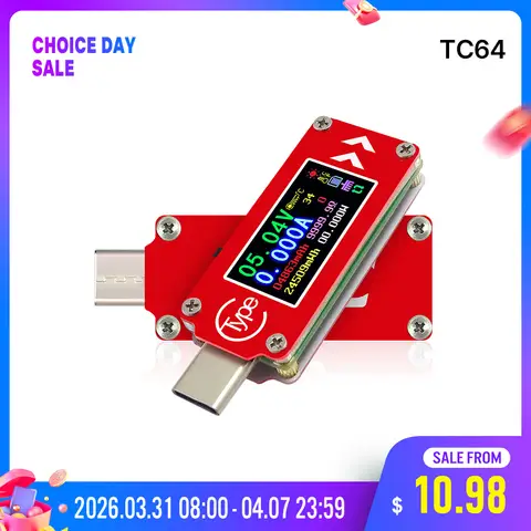 Color LCD USB Volt/Amp Meter RD