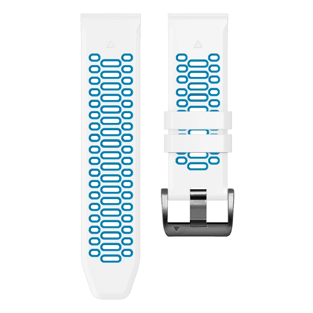 QuickFit 22 mm 26 mm atmungsaktives Sport-Silikonarmband für Garmin Fenix 7X 7 Pro 6X 6 5 5X Plus/Epix 2 47 mm 51 mm Armband-Uhrenarmbänder – Detail 4