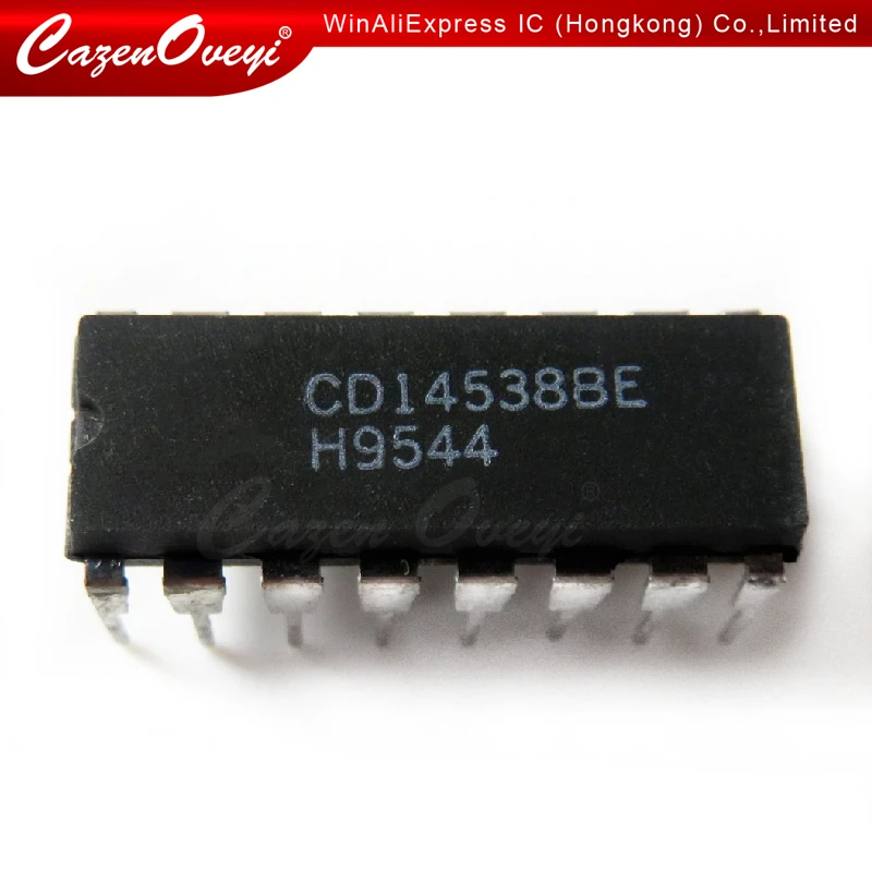 10pcs/lot CD14538BE CD4538BE CD4538UBE CD4538 CD4538BD HEF4538BP HCF4538BE DIP-16 In Stock