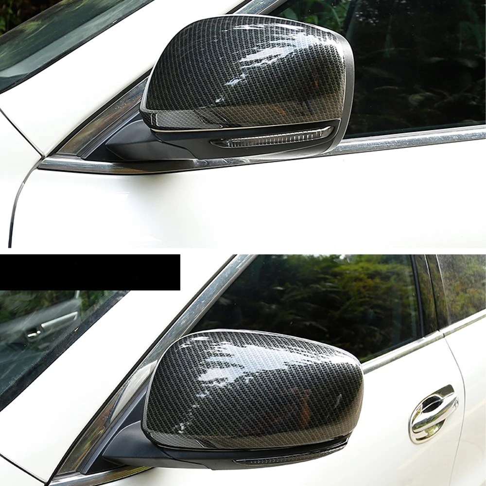 

Car Door Rearview Mirror Cover For Renault Koleos Auto Rearview Mirror Trim Strip Parts External Accessories Stickers 2017 2018