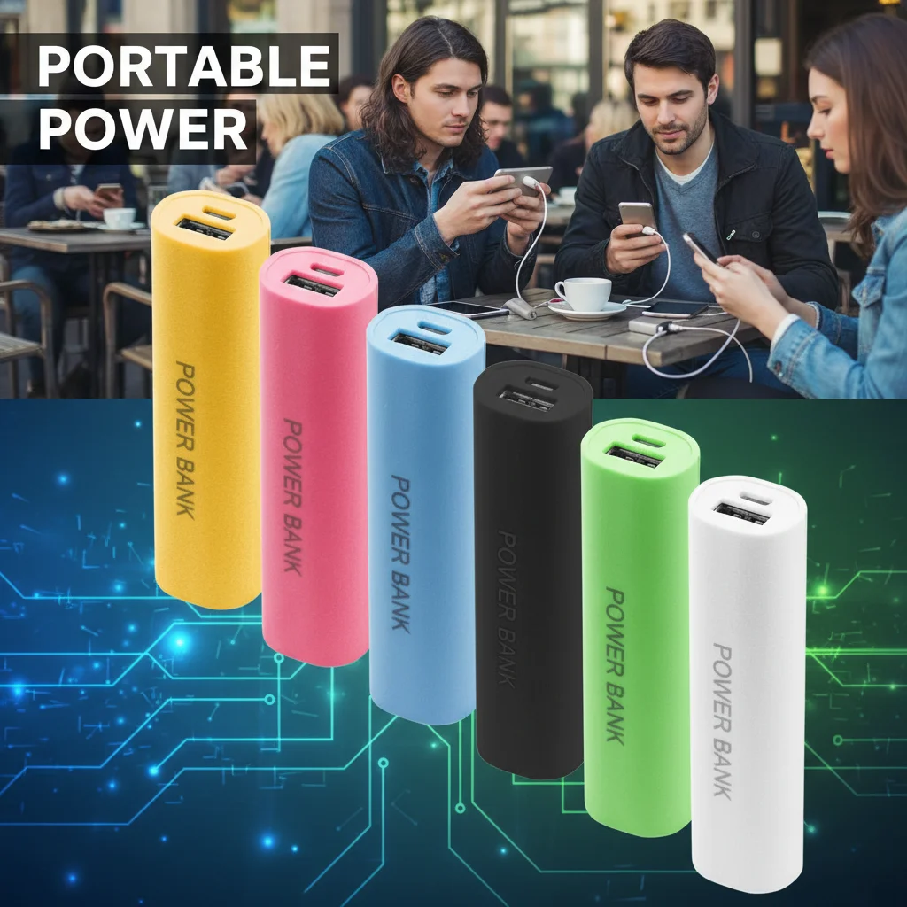 DIY Power Bank Case Kit For 1pc 18650 Battery without Battery Detachable Welding Battery Shell Storage For Phones