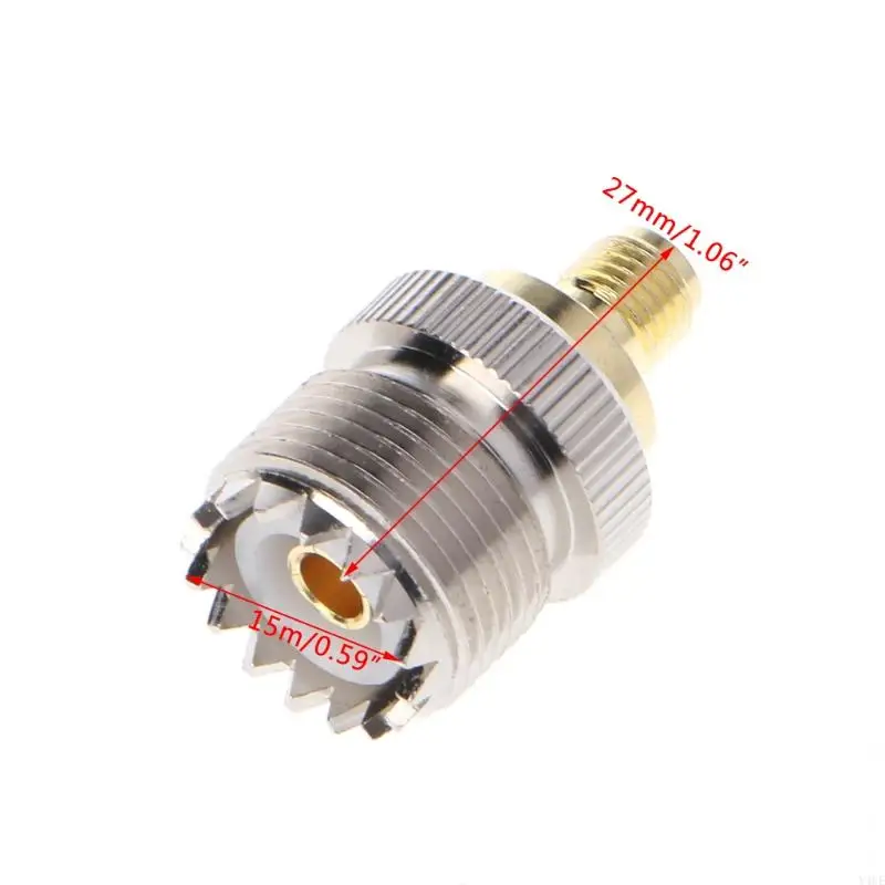 Y4UE SMA Female To UHF Female RF Coaxial Connector Adapter SO-239 SO239