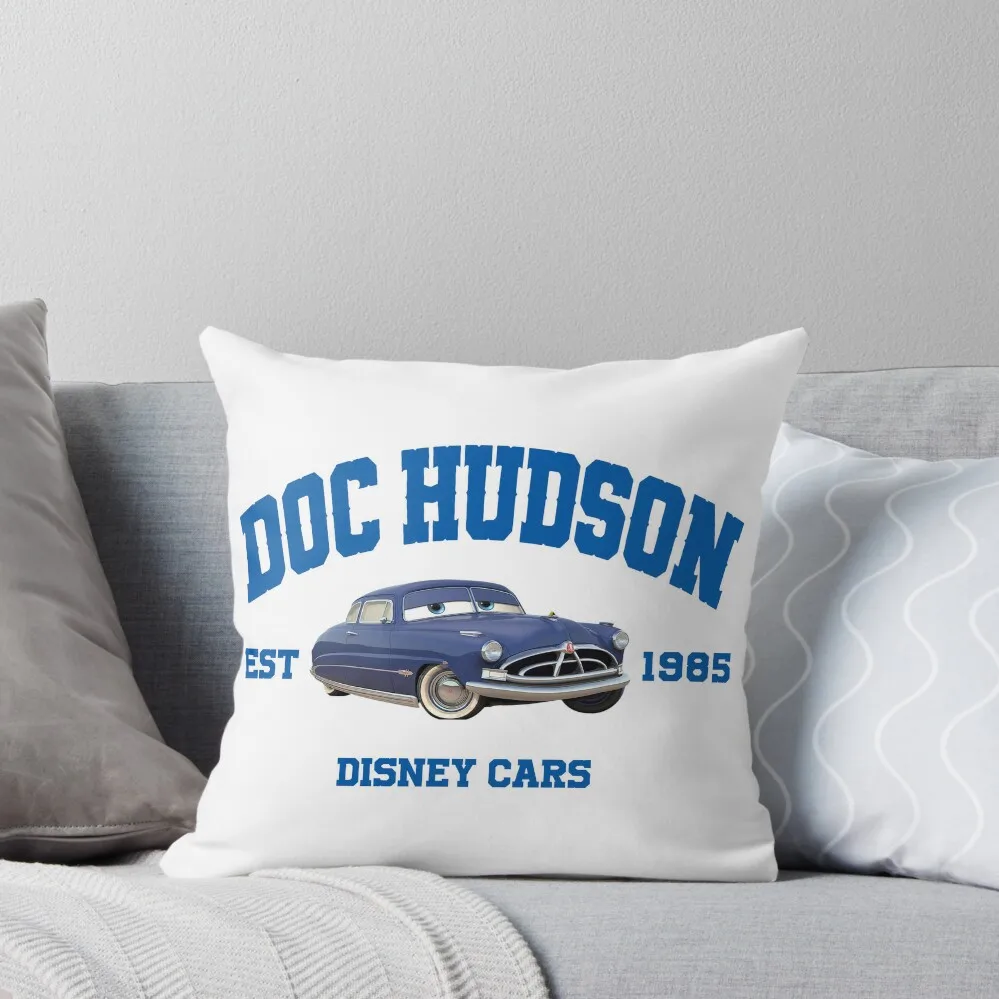 Doc Hudson Est 1985 Throw Pillow Anime Pillow Case Christmas Pillow