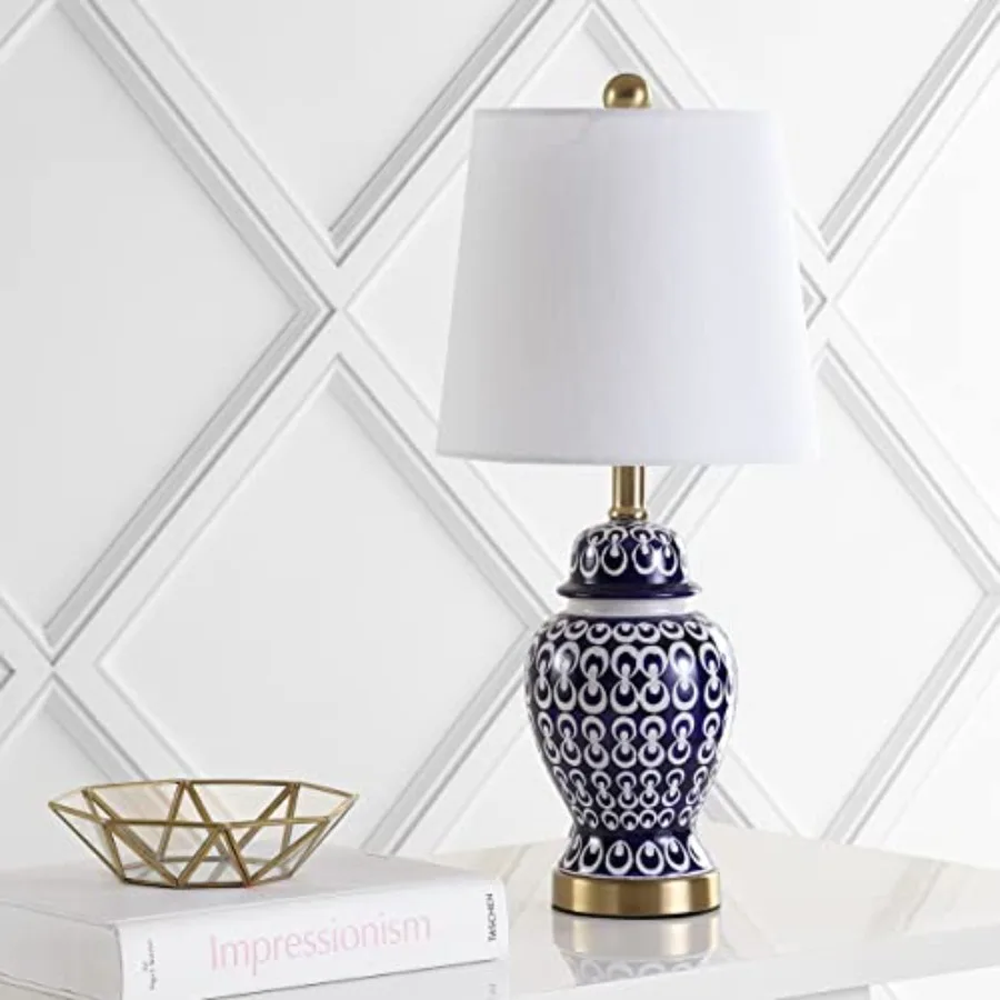 

Lighting Collection Torence Plated Gold 18-inch Bedroom Living Room Home Office Desk Nightstand Table Lamp LED Bulb Included