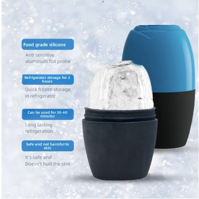 Beauty Massage Ice Compress Shrink Pores Ice Roller Ice Roller Eliminate Puffiness Silicone Face Ice Grid