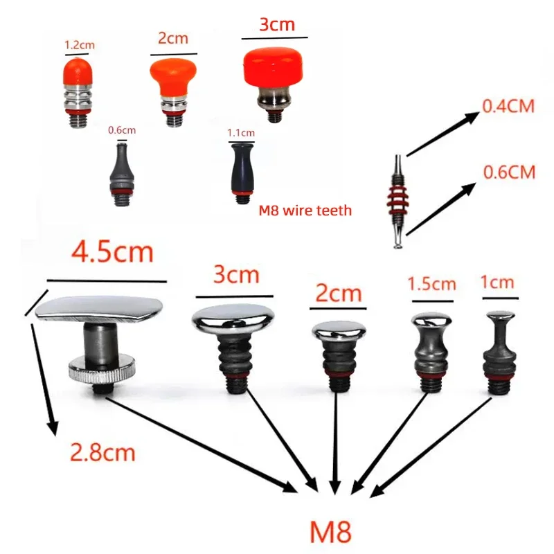 Car Dent Repair Hammer Body Repair Hammer Leveling Hammer Non-Trace RepairTool Titanium Alloy Retractable Set With Tool Kit