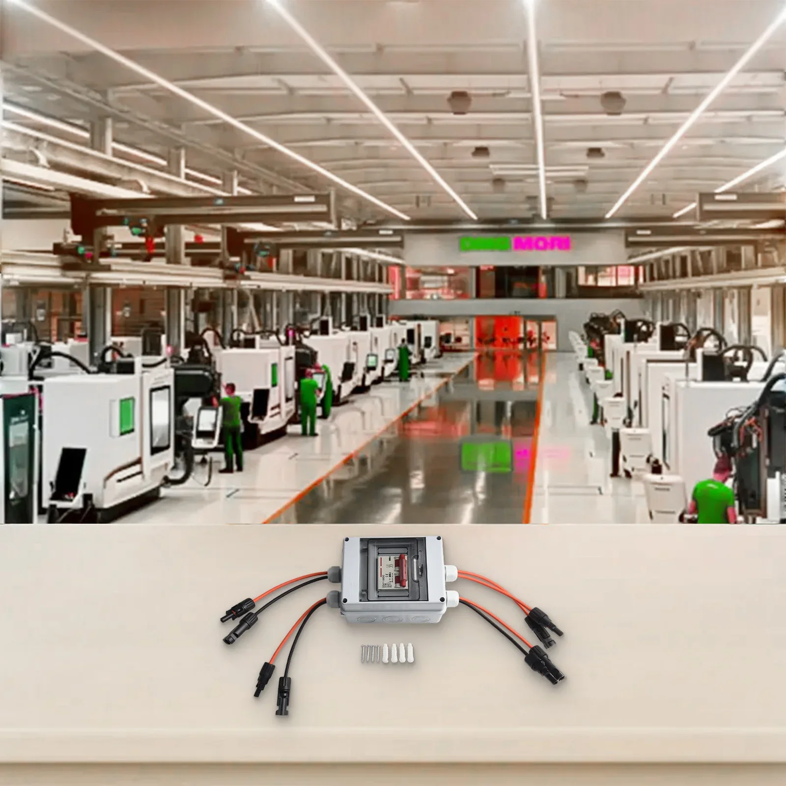 

Outdoor PV Panels Isolator Switch DC1000V 30A IP65 Breaker with Thermal Overload Protection and Short Circuit Protection