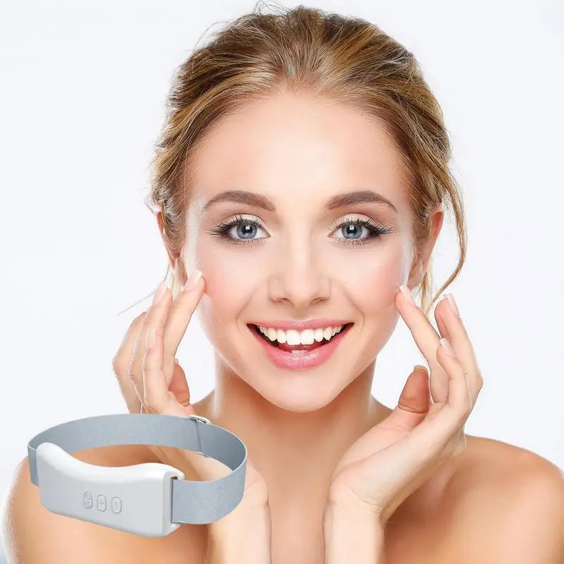 Microcurrent Face Shaping Instrument Facial Lifting Device Face Slimming Vibration Tool V-shaped Cheek Double Chin Face Massager