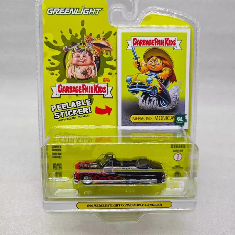 

Литой под давлением сплав Greenlight 1:64 1950 Mercury Eight, трансформируемая модель автомобиля Lowrider, классический сувенир для взрослых, подарок, статический дисплей