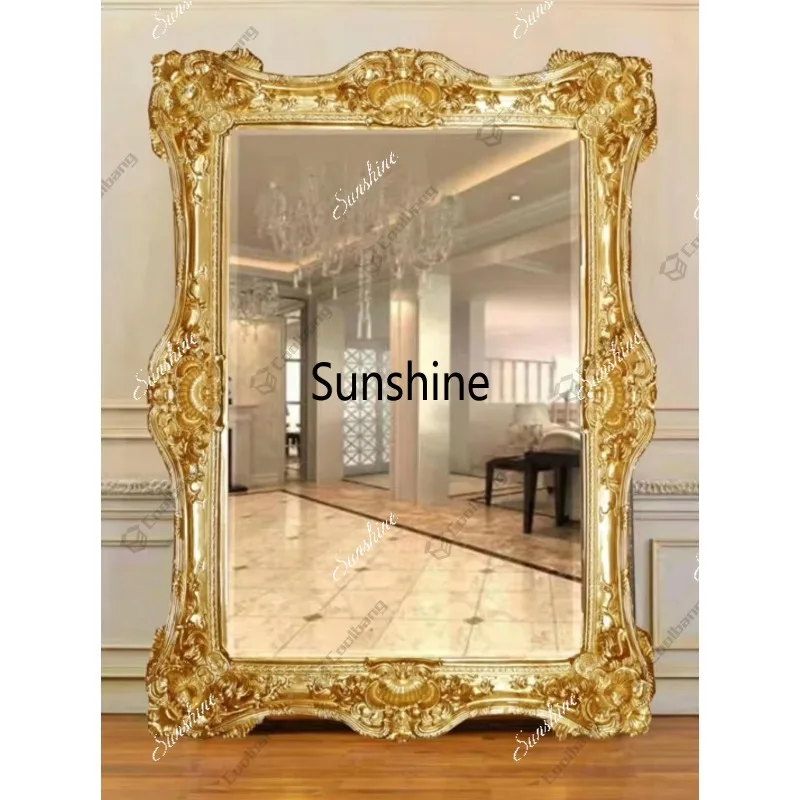 Ornate Luxury Baroque Wooden Extra Large Interior Vintage Classic Frame Floor Oversize Mirror