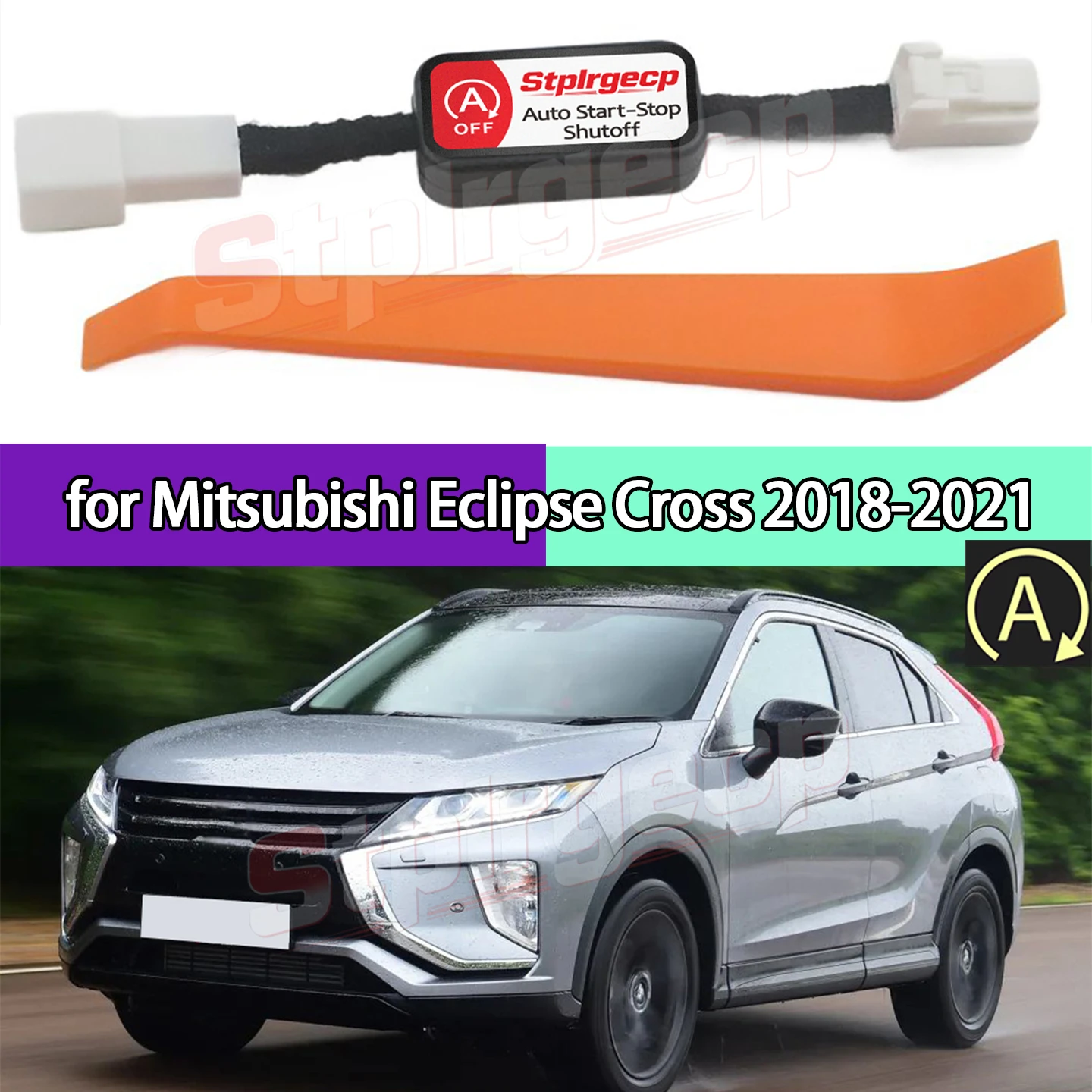 For Mitsubishi Eclipse Cross GK GL YA YB Pre-facelift 2018-21 Start Stop Engine System Off Eliminator Control Sensor Plug Cable
