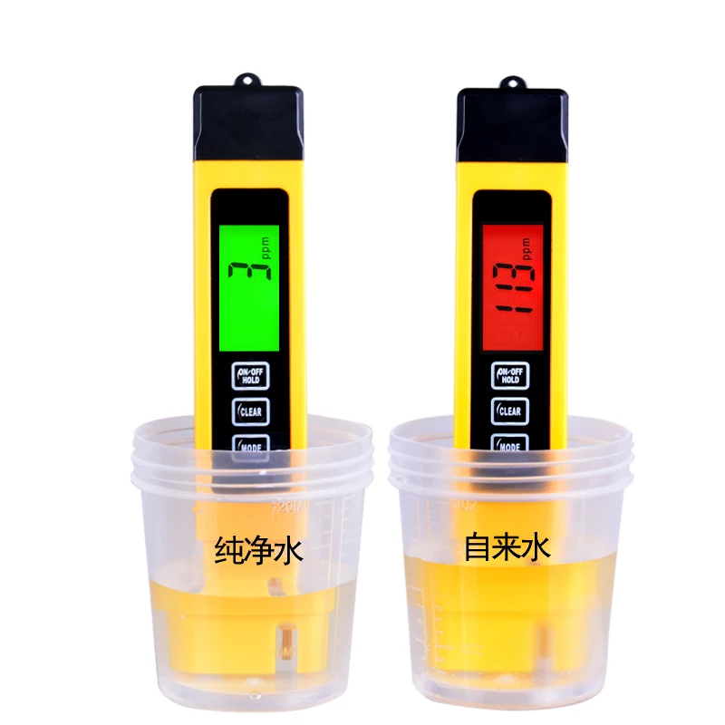 Skin Analyzer Water Quality Electrolyzer Water Purifier Tap Water Residual Chlorine PH Water Quality Detection Pen SetStorageBag