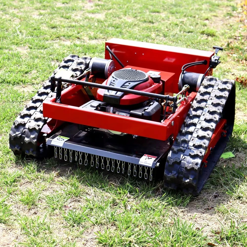 Sales High Quality Ce Approve Grass Cutting Machine Crawler Brush Cutter for Agriculture Electric Remote Control
