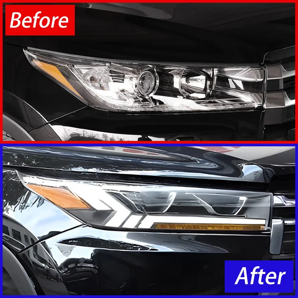 

Car Front lamps For Toyota Highlander 2018-2021 LED Auto Headlights Assembly Upgrade Dynamic DRL 2 Projector Lens Accessories