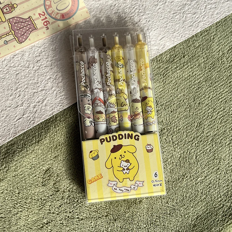 سانريو 36 قطعة سينامورول كورومي لطيف الكرتون الصحافة قلم محايد اللون 0.5 مللي متر أقلام سوداء محاصر مع قيمة جمالية عالية والتجفيف السريع #5