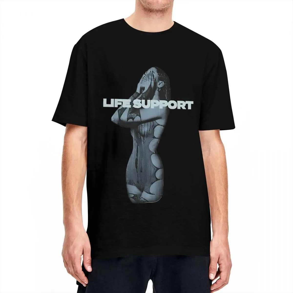 Men Women Graphic Life Support Madison Beer Tee T Shirt Cotton T-shirts Clothes