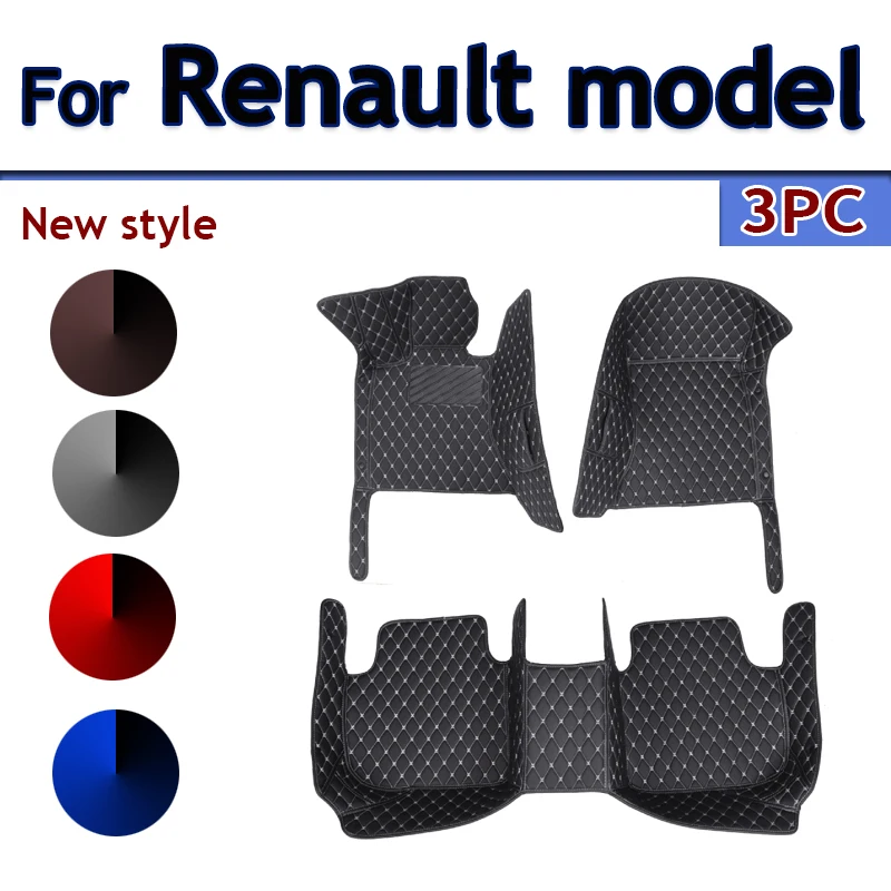 Car Floor Mats For Renault Captur Koleos Fluence Arkana Duster Laguna Zoe Pulse Clio 2022 2023 Car Accessories