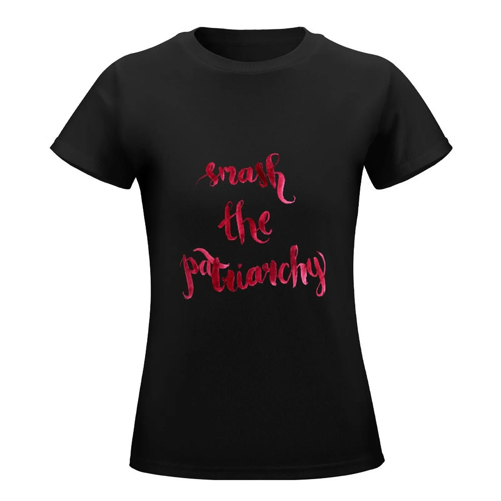 Smash The Patriarchy T-Shirt plus size tops funny funny t shirts for Women