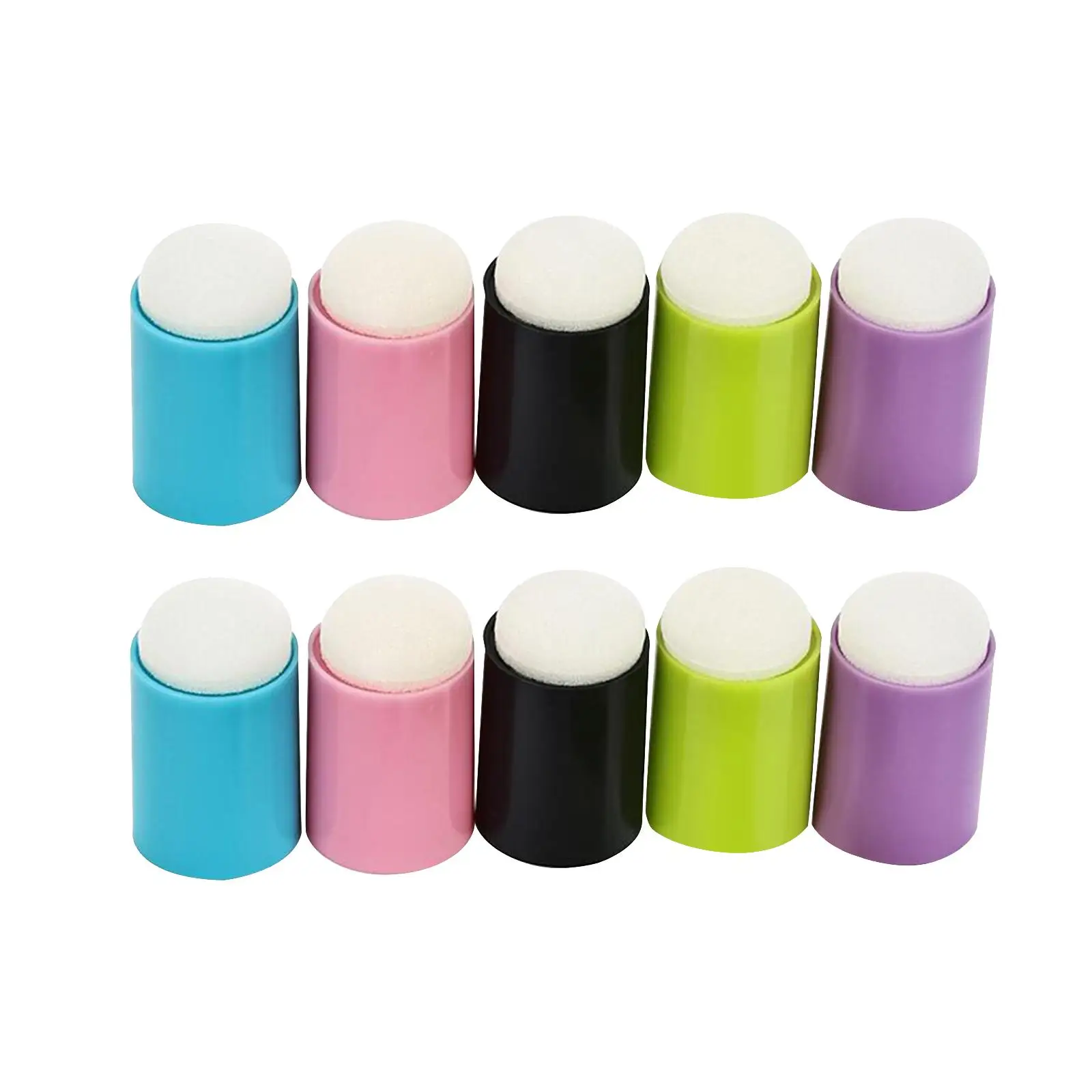 Painting Sponge Daubers Plastic Finger Tools for DIY Face Painting Card Making and Crafts