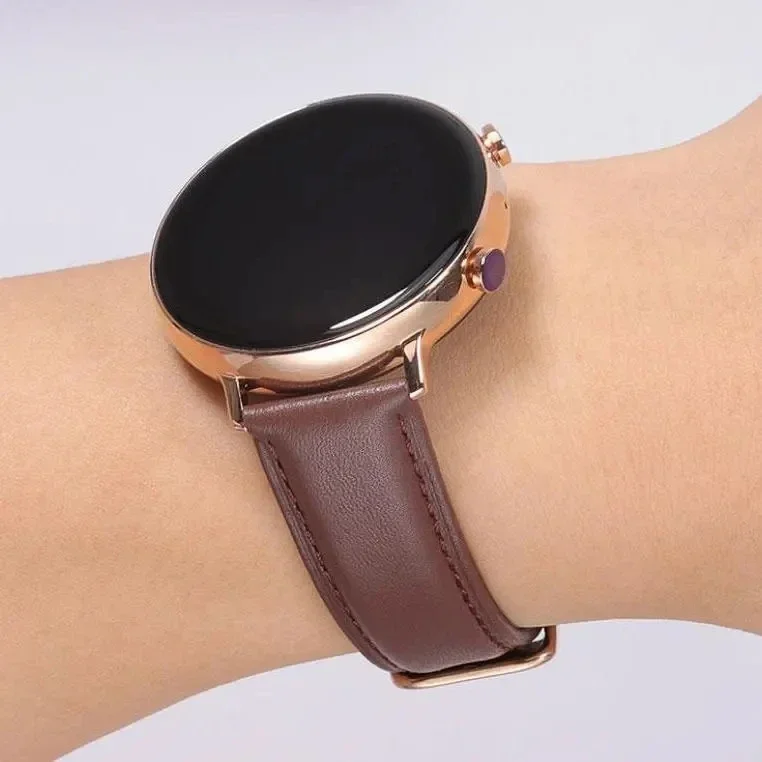 18Mm Lederen Band Voor Huawei Horloge Gt4 41Mm Horlogeband Mode Armband