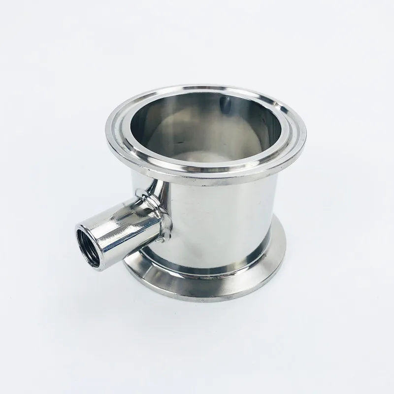 Colonne de reflux à triple collier de fixation, diamètre extérieur 64 mm, en acier inoxydable 304, longueur 50 mm, avec filetage femelle 1/4", accessoire de distillation pour alambic à eau de vie.