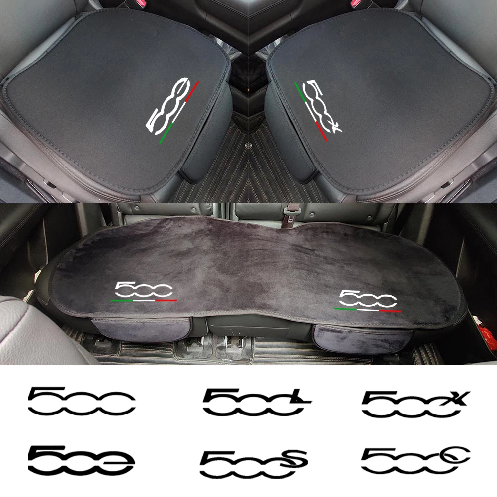 Italy Flag Style Car Styling Car Full Seat Pad Cover Cushion For Fiat 500 L S X C 500 E 500L 500S 500X 500C 500E Accessories