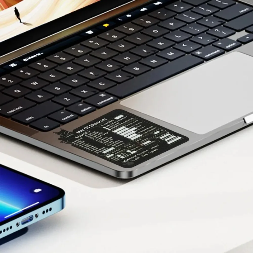 ملصق اختصارات لنظام التشغيل Mac OS ملصق مفتاح اختصار جديد لـ 13-16 بوصة MacBook Pro 13 14 /Air 13 15 Windows Word Excel ملصق مائي