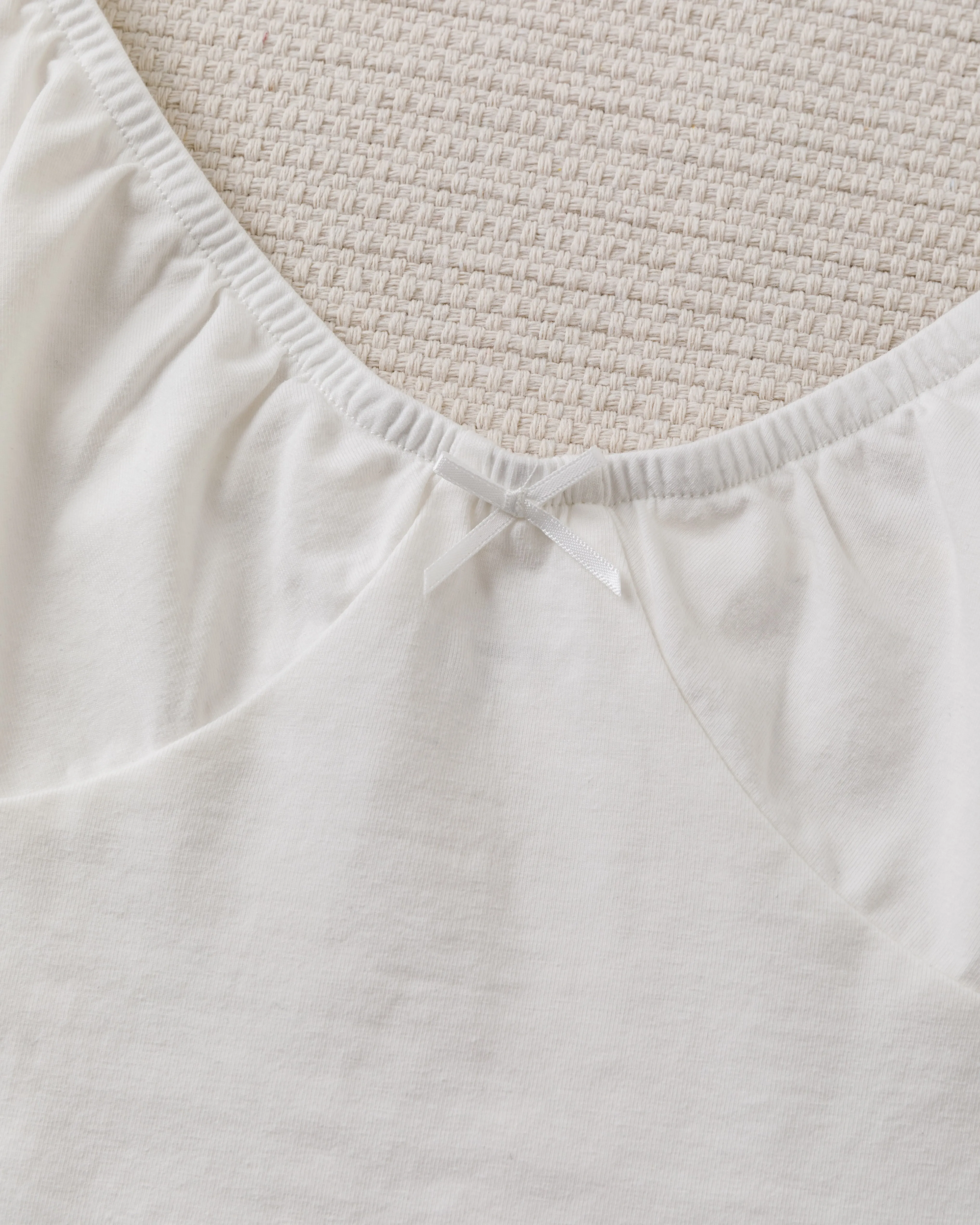 القوس الخامس الرقبة الأبيض تانك السراويل القطن مجموعة المرأة الحلو سليم سترة + أزرار مستقيم قصير الملاكم قصيرة بانت لطيف المنزل بيجامة مجموعات جديد