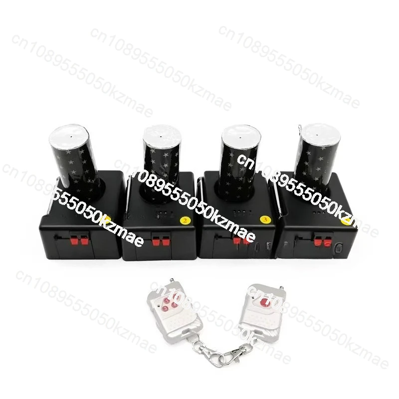 

Four-color LED party fountain with remote control - mini hot and cold waterfalls for weddings, events