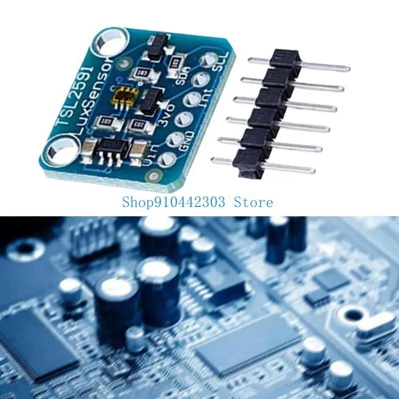 652F TSL2591 High Dynamic Ranges 3.3V-5V Development Module Full Spectrum Detect Digital Board Electronic Module