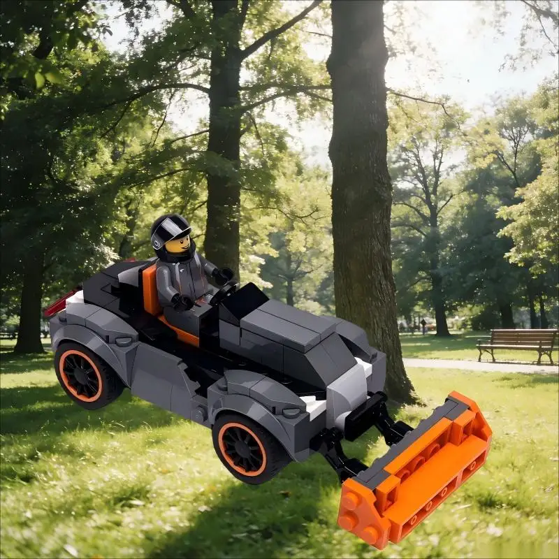Creative Technology Bricks Assemble Toys MOC-21742 Road Snow Removal Vehicle Model 150PCS Building Block Gifts Compatible Brand