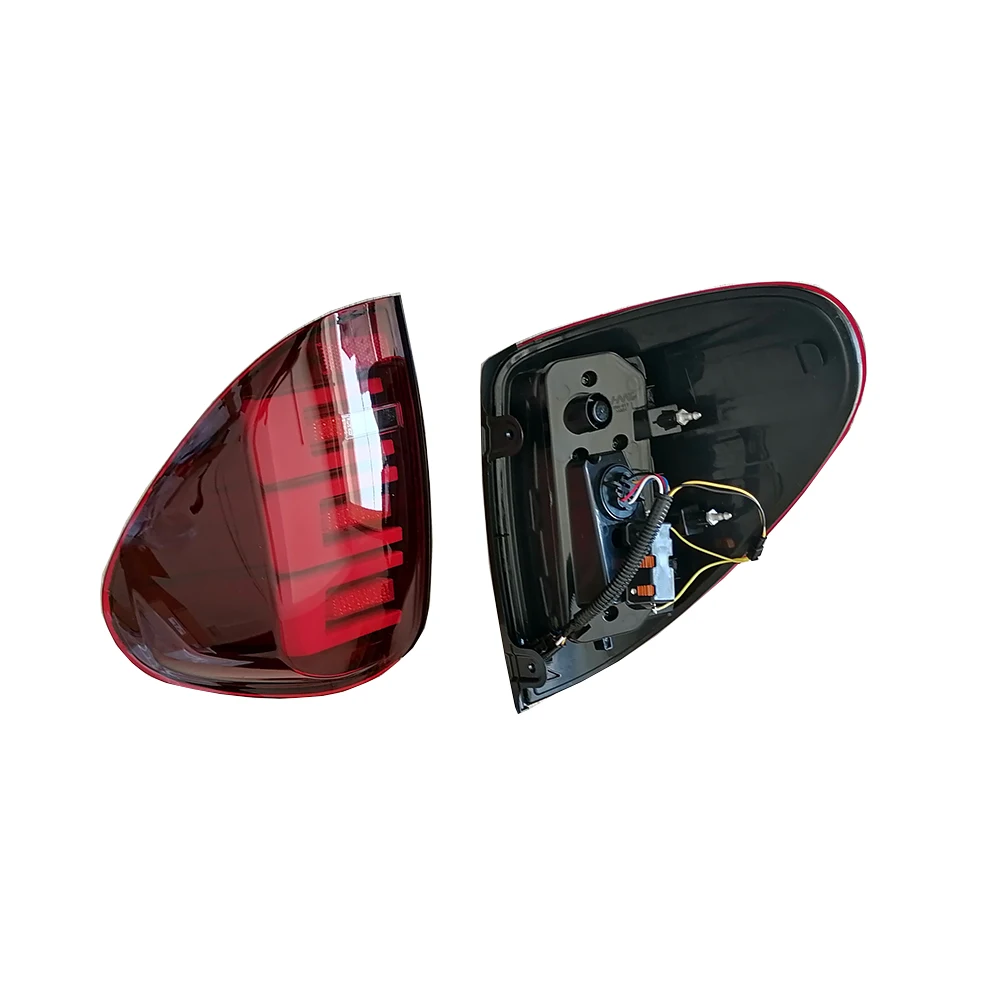 2Pcs Vehicle Exterior LED Rear Tail Light Rear Brake Fog Lamp Turn Signal Light For Mitsubishi L200 Triton 2005-2012 2013 2014