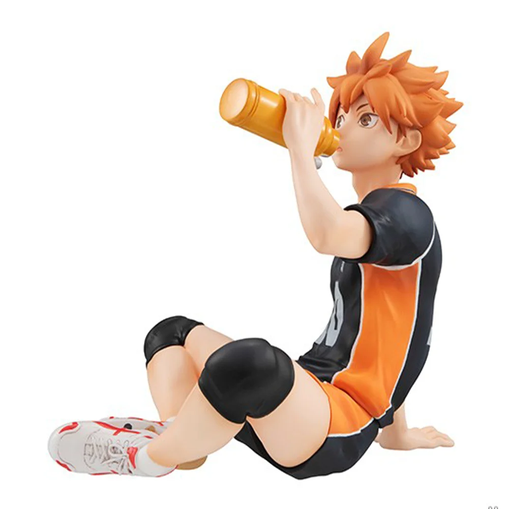 Figurka Anime Shoyo Hinata Tobio Kageyama Figurka Akcji Siedzący Model PVC Ozdoby na Samochód Biurko Kolekcja Zabawka dla Dzieci Prezenty 10cm