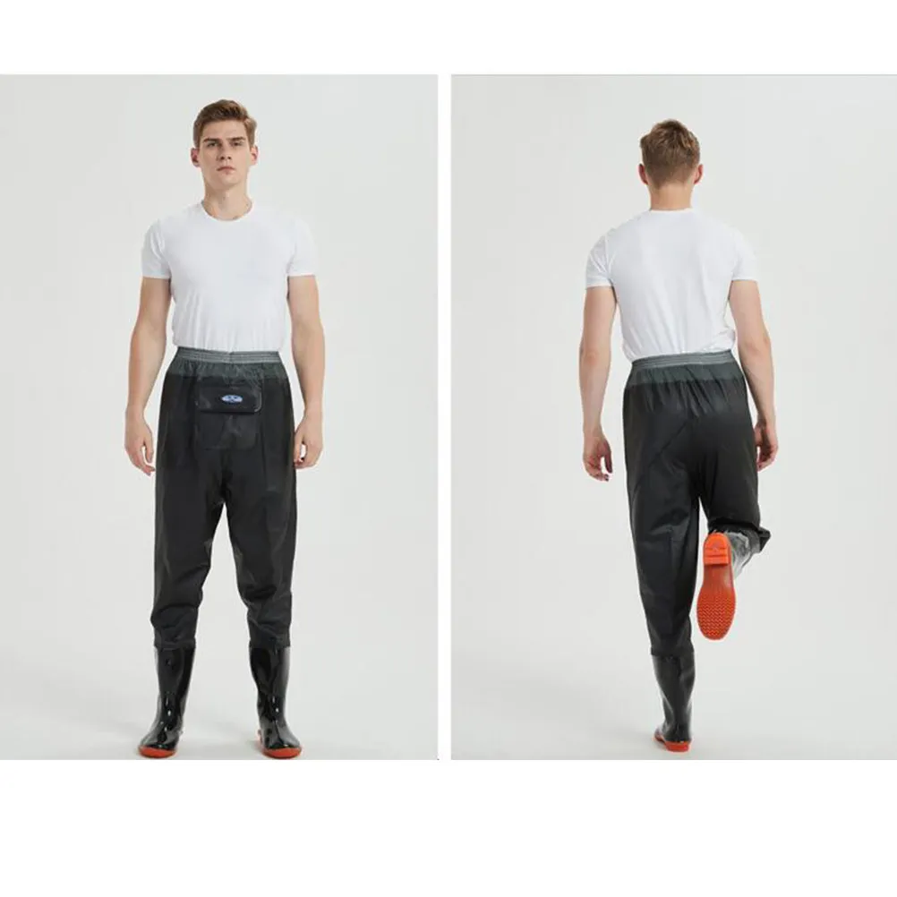 

Прочные рыболовные брюки-полукомбинезон с нескользящей подошвой, износостойкий материал, легкие, удобное хранение