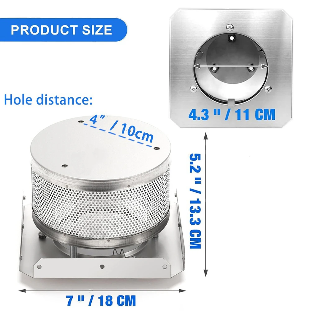 Restore Your Outdoor Heating Experience with This Replacement Part Stainless Steel Emitter Screen and Base Set