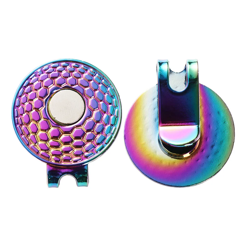 

Outdoor Sports Golf Training Aids Gift Metal Golf Marker 20/25mm Magnetic Cap Clip Golf Hat Clip Golf Cap Clip Golf Ball Marker