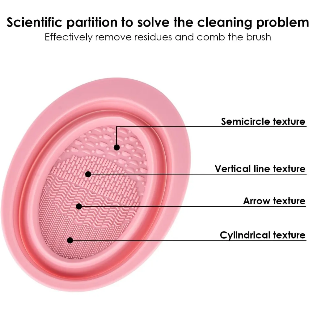 Lavabo plegable portátil para lavar platos, hecho de material de silicona, para limpiar pintura de acuarela