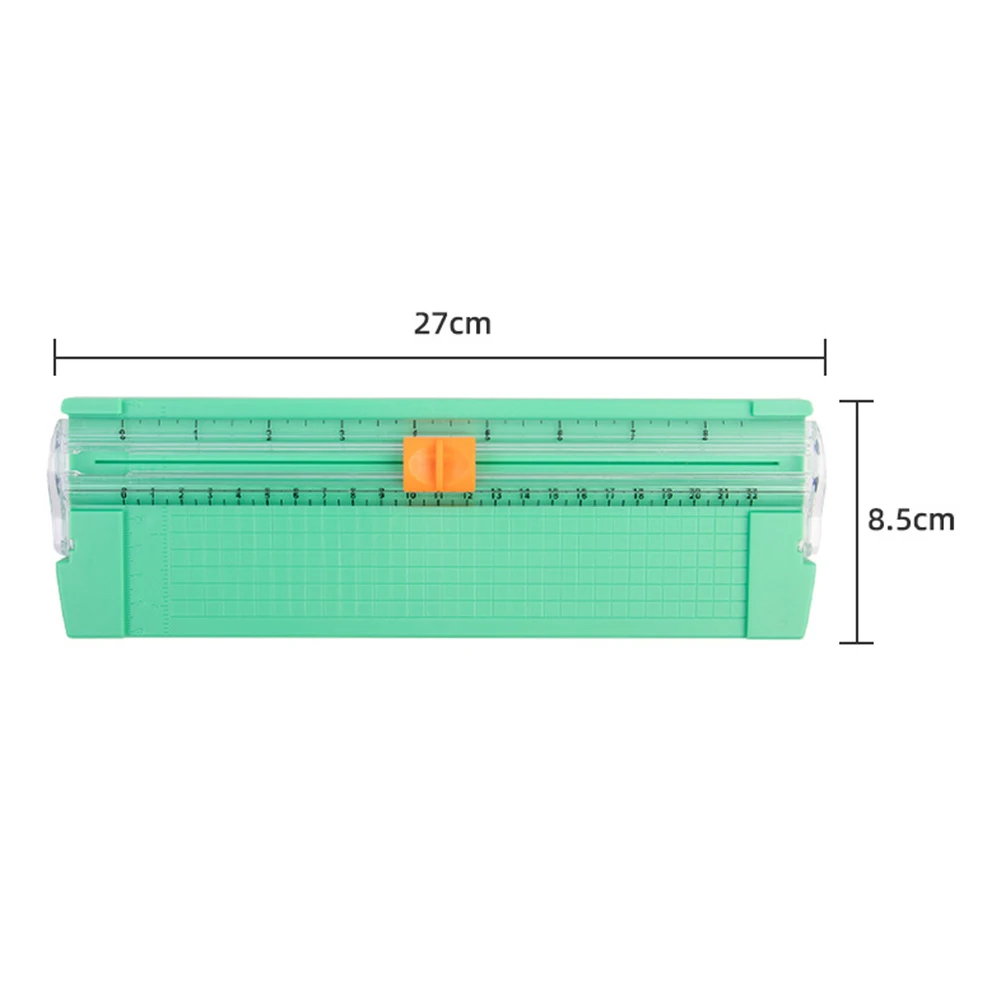 Transparent Ruler A5 Photo Cutter Side Ruler Paper Trimmer Tool For Cardstock Student School Office Stationery Supplies