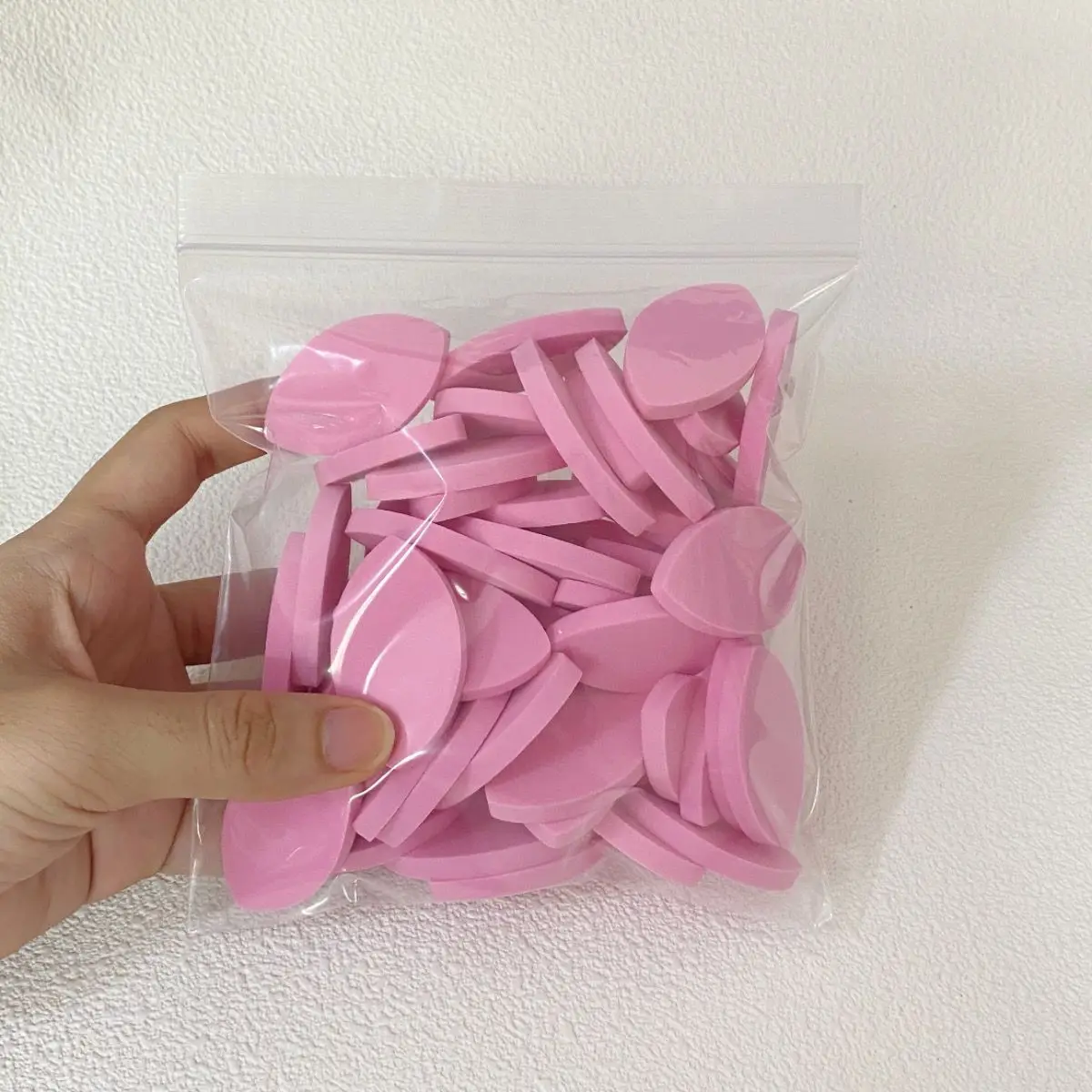 20/100 stücke Falsche Wimpern Pads Wiederverwendbare Mapping Make-Up Puffs Ausbildung Wimpern Extensions Werkzeug Üben Wimpern Verlängerung Schwamm – Detail 12