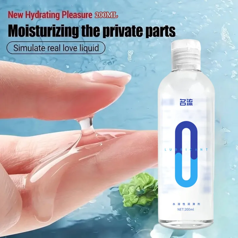 200ml Personal Lubricant Adult Sex Toys Vaginal Masturbating Massage Water-based Long Lasting Lube for Men, Women and Couples