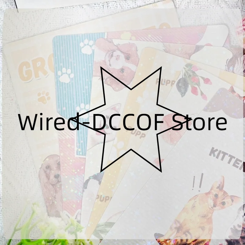 Cartoon Bow Decorative Insert Paper Cards For Transparent Reader Case Tablet Decor